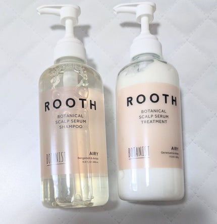 ルース ボタニカルスカルプセラム シャンプー・トリートメント(エアリー)/BOTANIST/市販シャンプーを使ったクチコミ(1枚目)