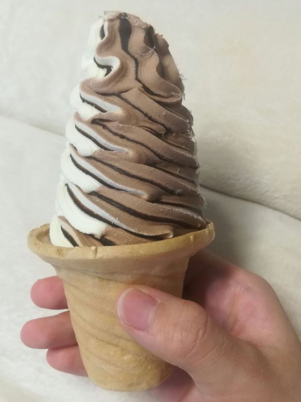 SUNAO チョコ&バニラソフト/グリコ/低糖質食品を使ったクチコミ(2枚目)