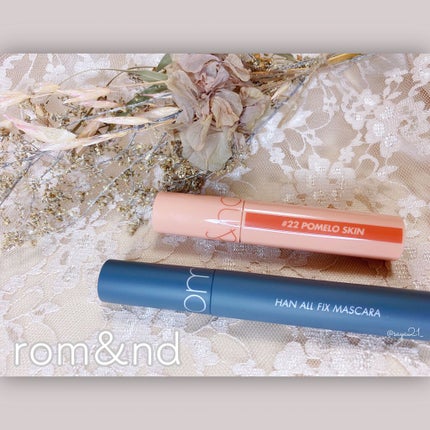 ジューシーラスティングティント/rom&nd/リップティントを使ったクチコミ(1枚目)