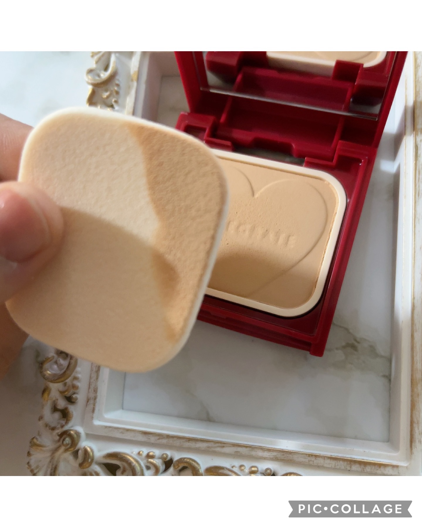 プロフィニッシュファンデーション/インテグレート/パウダーファンデーションを使ったクチコミ（3枚目）