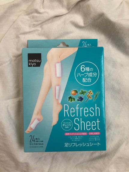 matsukiyo 足リフレッシュシートのクチコミ「\matsukiyo 足リフレッシュシート/
旅行の時に購入しました!
.....」(1枚目)