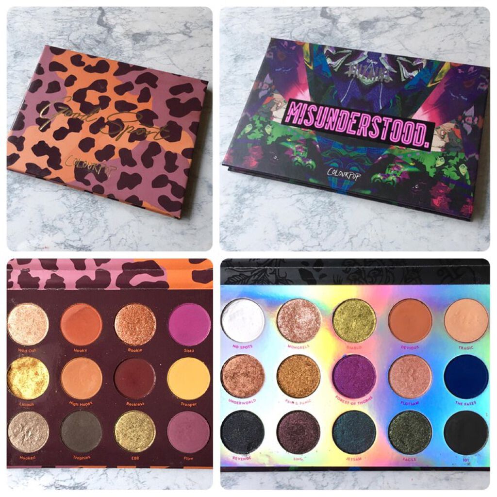 Misunderstood Moody Colorful Eyeshadow Palette/ColourPop/アイシャドウパレットを使ったクチコミ（2枚目）