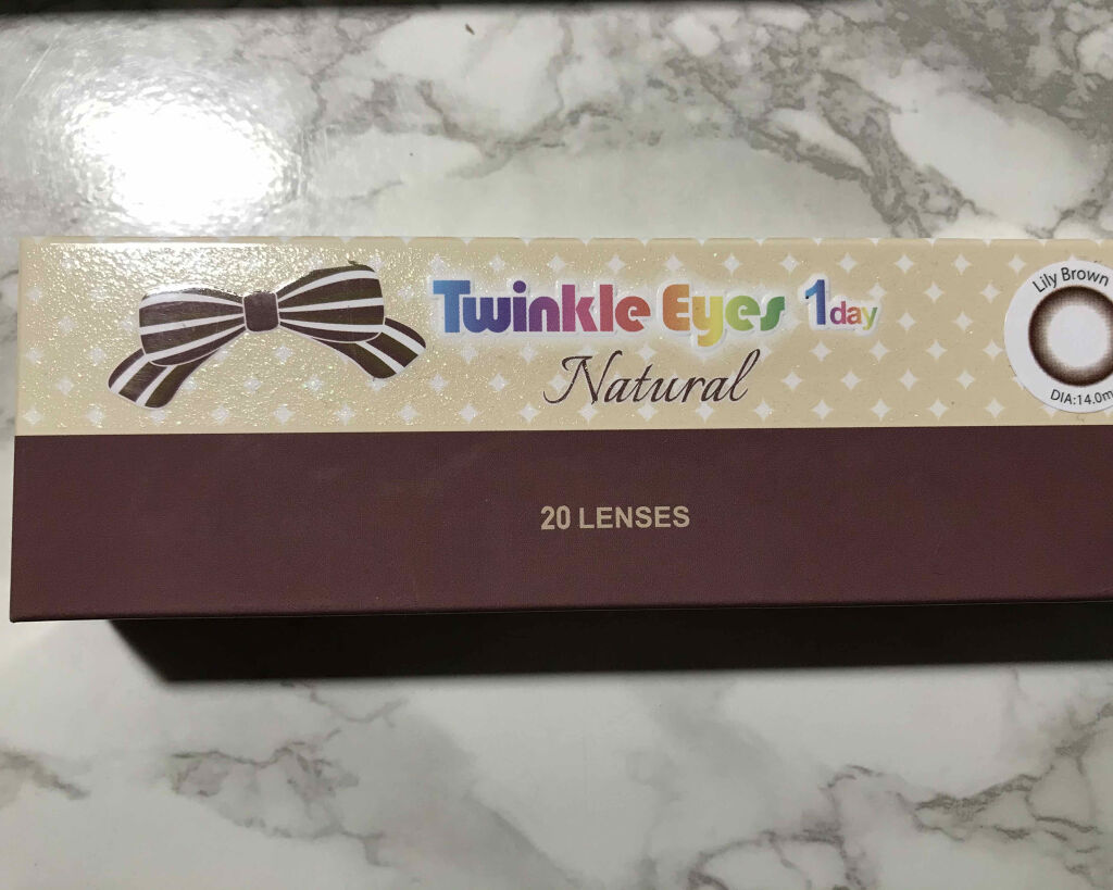 トゥインクルアイズ 1day ナチュラル/TwinkleEyes/ワンデー（１DAY）カラコンを使ったクチコミ（1枚目）