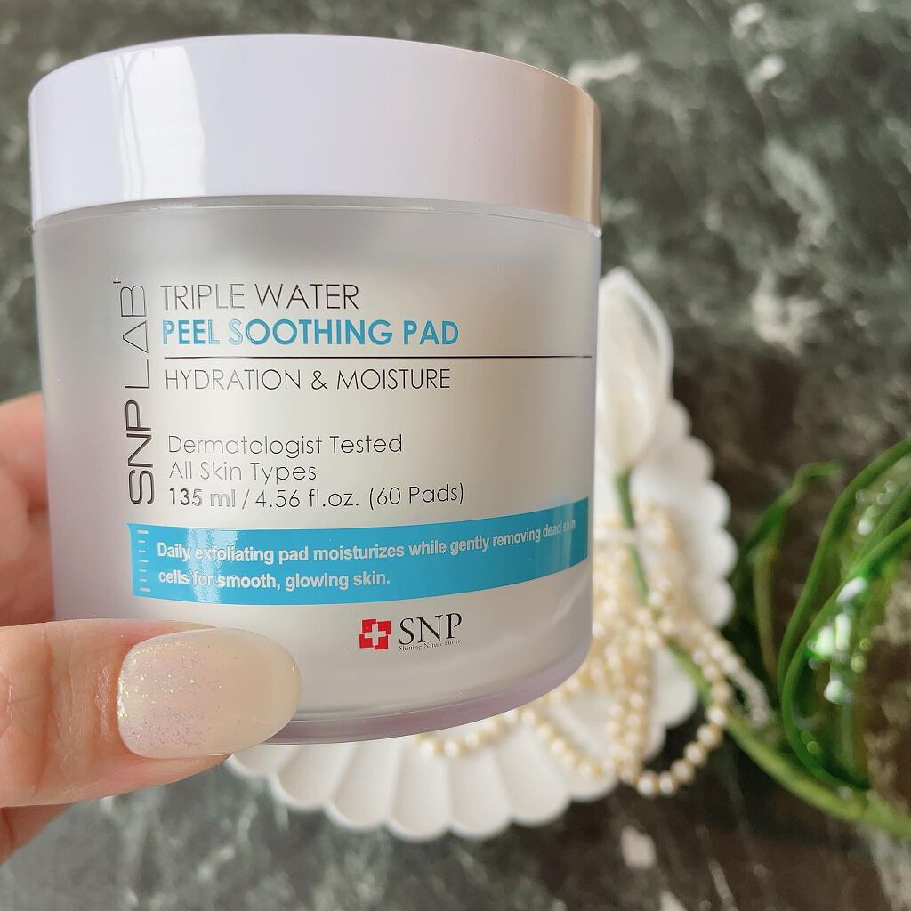 TRIPLE WATER PEEL SOOTHING PAD/SNP/ピーリングを使ったクチコミ（3枚目）