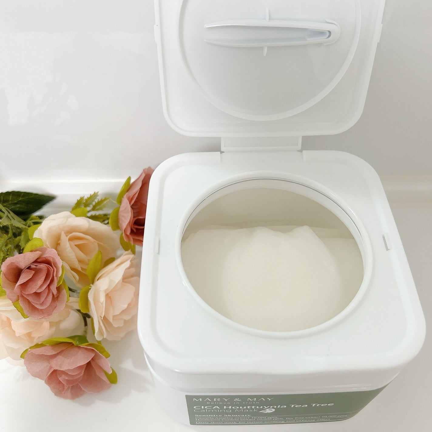 シカドクダミ+ティーツリーカーミングマスク/MARY&MAY/シートマスク・パックを使ったクチコミ(5枚目)