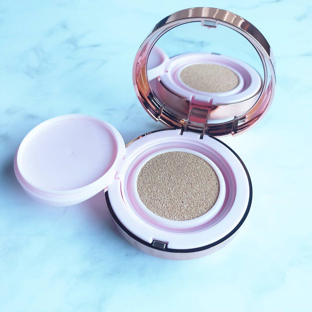 ピンクティーツリーカバークッション/APLIN/クッションファンデーションを使ったクチコミ（3枚目）