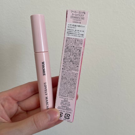 ロング&カールマスカラ N ストロベリーレッド/WHOMEE/マスカラの画像