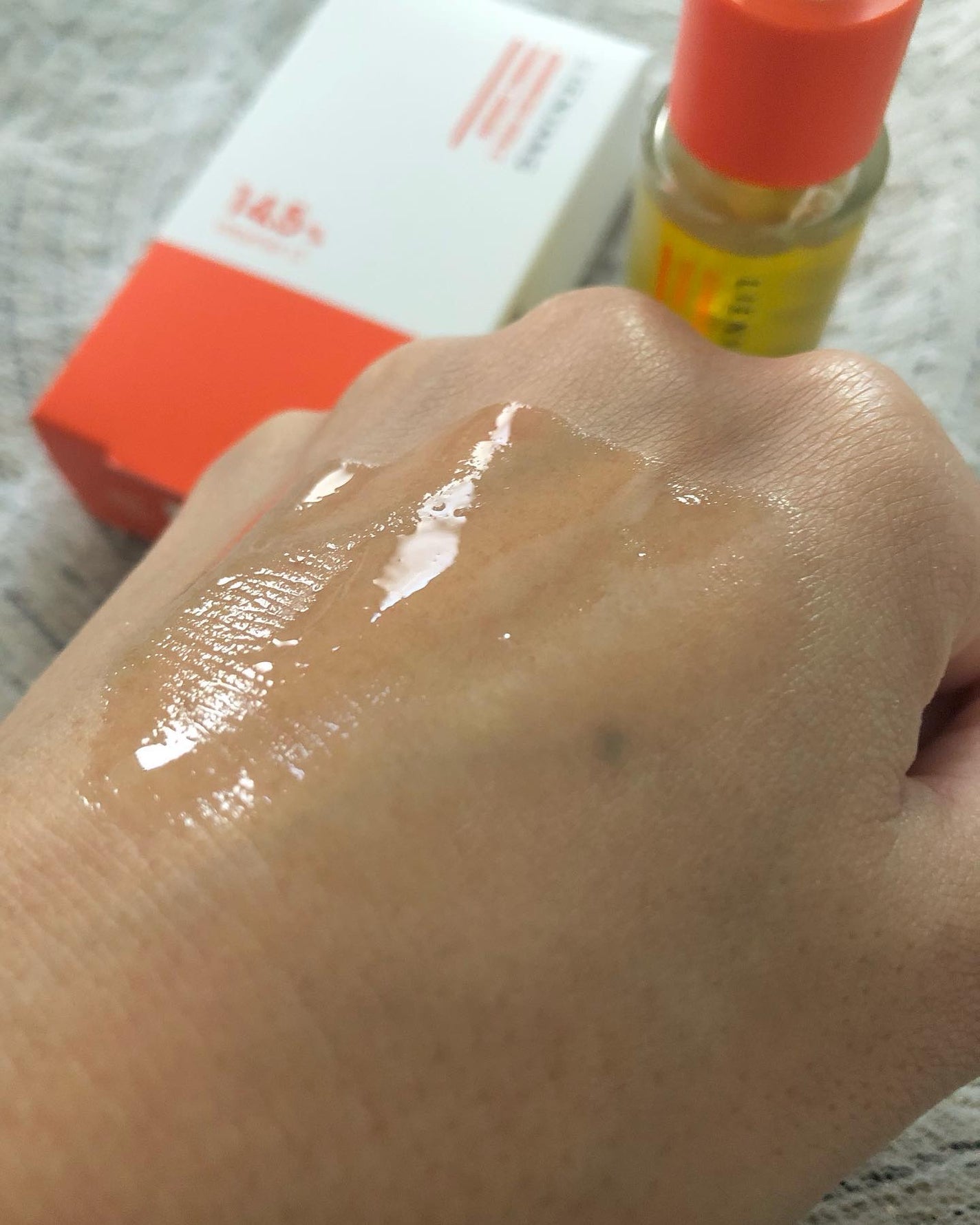 アドバンスド ビタC トーニング セラム14.5/リエンジャン/美容液を使ったクチコミ(4枚目)