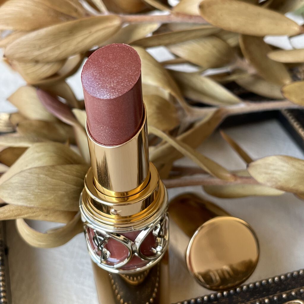 ルージュ ヴォリュプテ シャイン/YVES SAINT LAURENT BEAUTE/口紅を使ったクチコミ（3枚目）