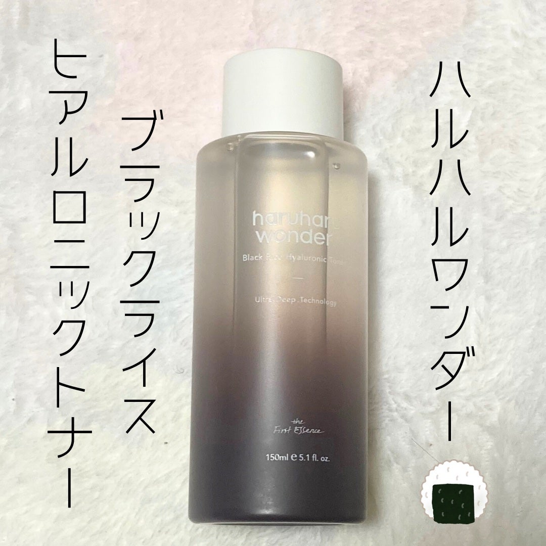 ブラックライス ヒアルロニックトナー/haruharu wonder/化粧水を使ったクチコミ(1枚目)