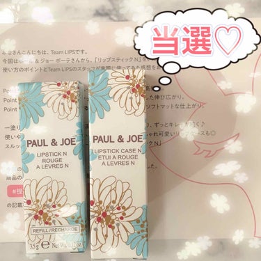 リップスティック N/PAUL & JOE BEAUTE/口紅を使ったクチコミ（1枚目）