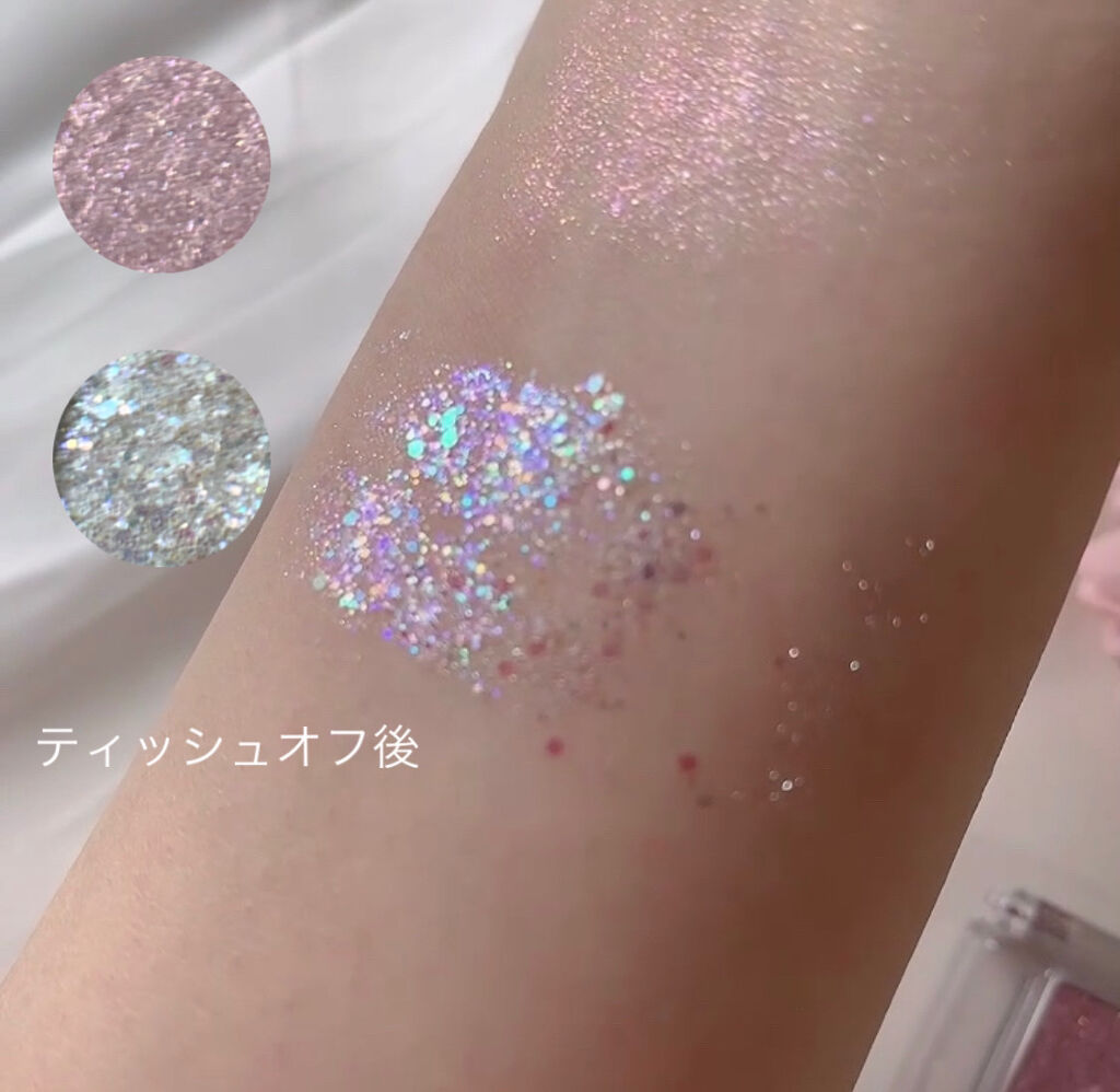  デュオ ポケット グリッター シャドウ/PERIPERA/アイシャドウパレットを使ったクチコミ（3枚目）