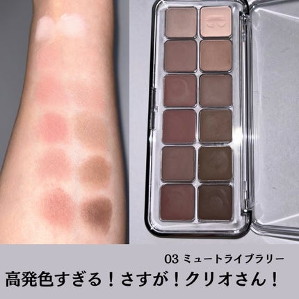 プロ アイ パレット エアー/CLIO/アイシャドウパレットを使ったクチコミ(5枚目)