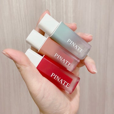 ナチュラルブルームリップオイルセラム 3色セット/PINATE/リップグロスを使ったクチコミ（2枚目）