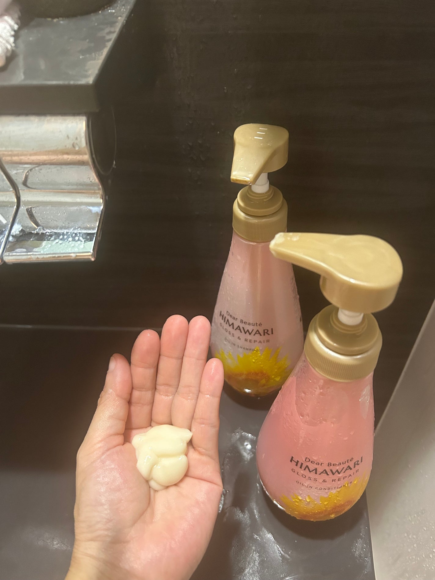 オイルインシャンプー/オイルインコンディショナー (グロス&リペア)/ディアボーテ/市販シャンプーを使ったクチコミ(3枚目)