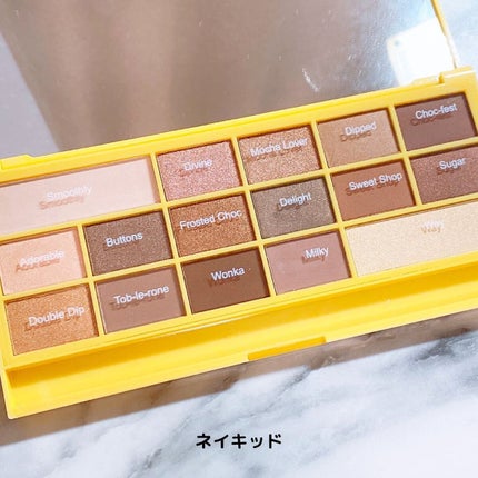 アイラブチョコレート/MAKEUP REVOLUTION/アイシャドウパレットを使ったクチコミ(3枚目)