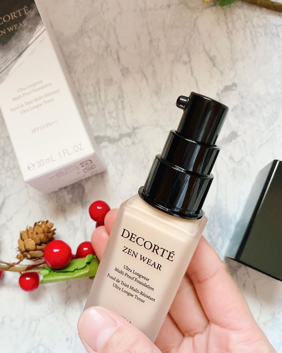 ゼン ウェア フルイド/DECORTÉ/リキッドファンデーションを使ったクチコミ(4枚目)