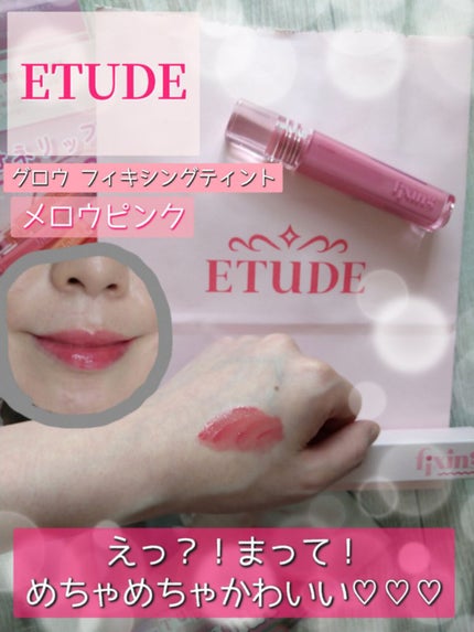 グロウ フィクシングティント/ETUDE/リップティントを使ったクチコミ(1枚目)