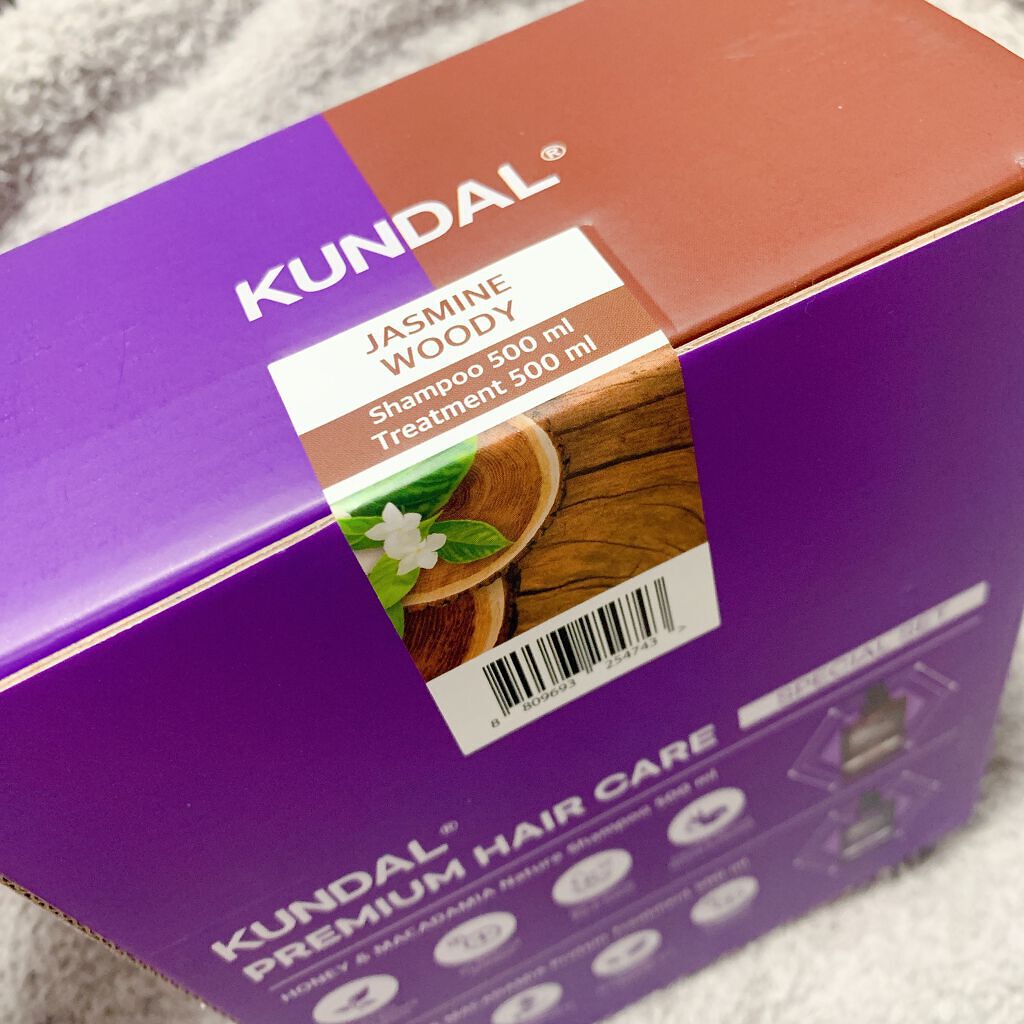 ハニー&マカデミアシャンプー／トリートメント  ジャスミンウッディ Jasmine woody/KUNDAL/シャンプー・コンディショナーを使ったクチコミ（2枚目）