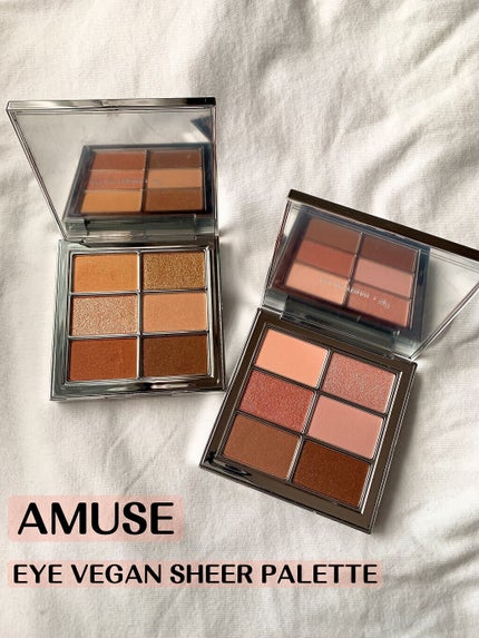 アイ ヴィーガン シアーパレット/AMUSE/アイシャドウパレットを使ったクチコミ(1枚目)