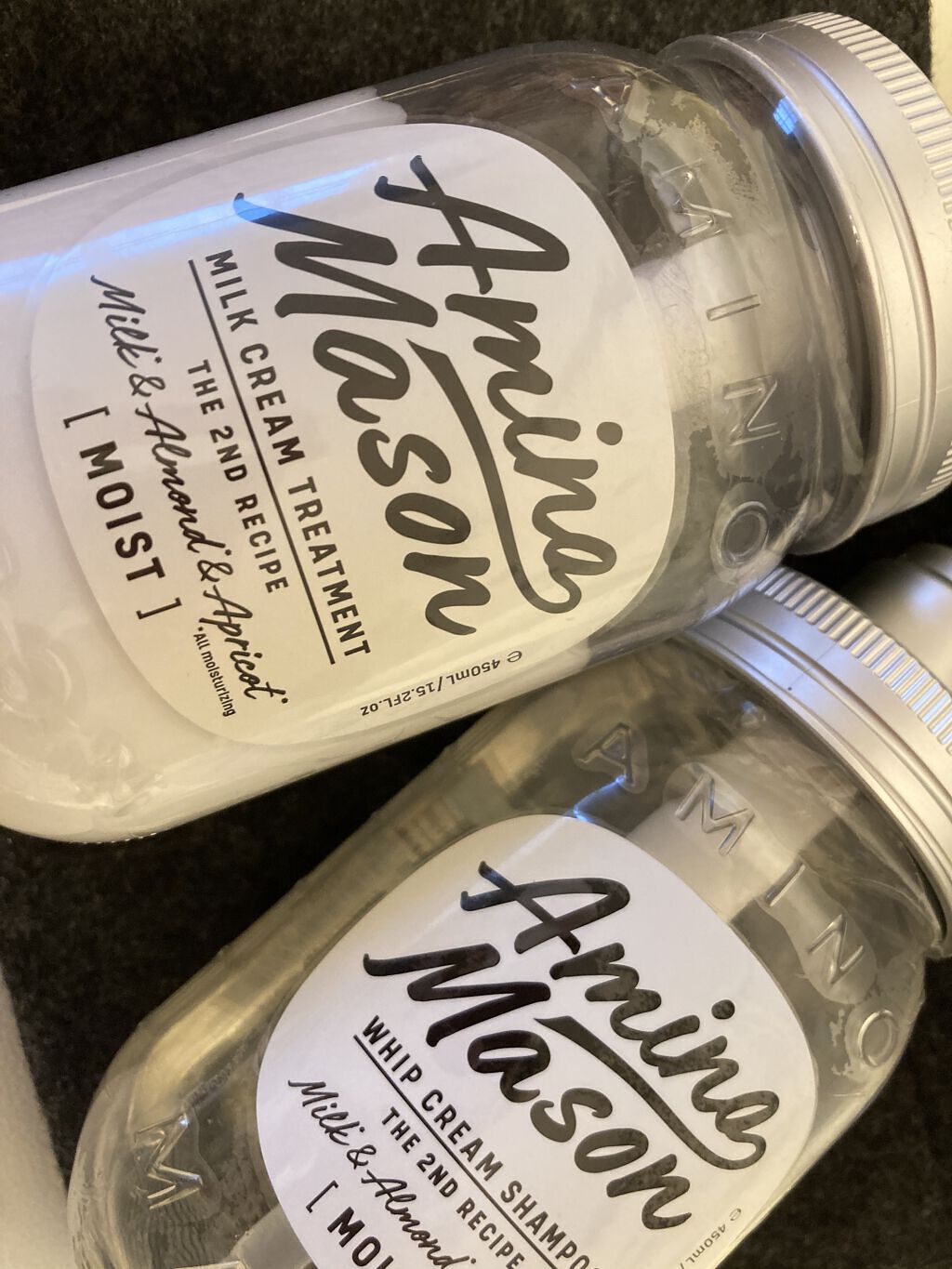 アミノメイソン ディープモイスト ホイップクリーム シャンプー/ミルククリーム ヘアトリートメント/アミノメイソン/市販シャンプーを使ったクチコミ（1枚目）