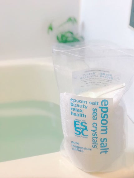 シークリスタルス エプソムソルト オリジナル/sea crystals/無機塩系入浴剤を使ったクチコミ(1枚目)