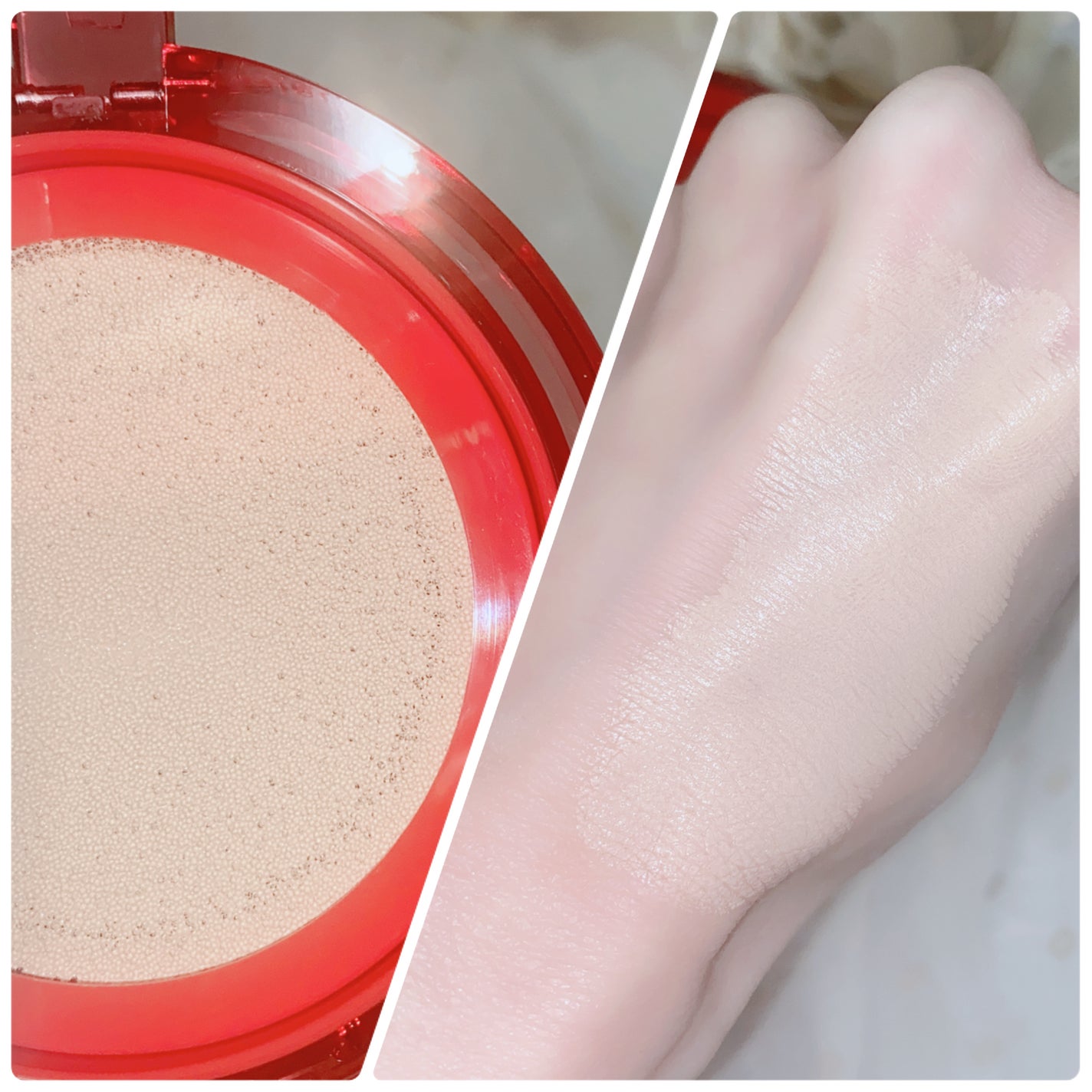 GLOW CERAMIC CUSHION/mgb skin/クッションファンデーションを使ったクチコミ(3枚目)