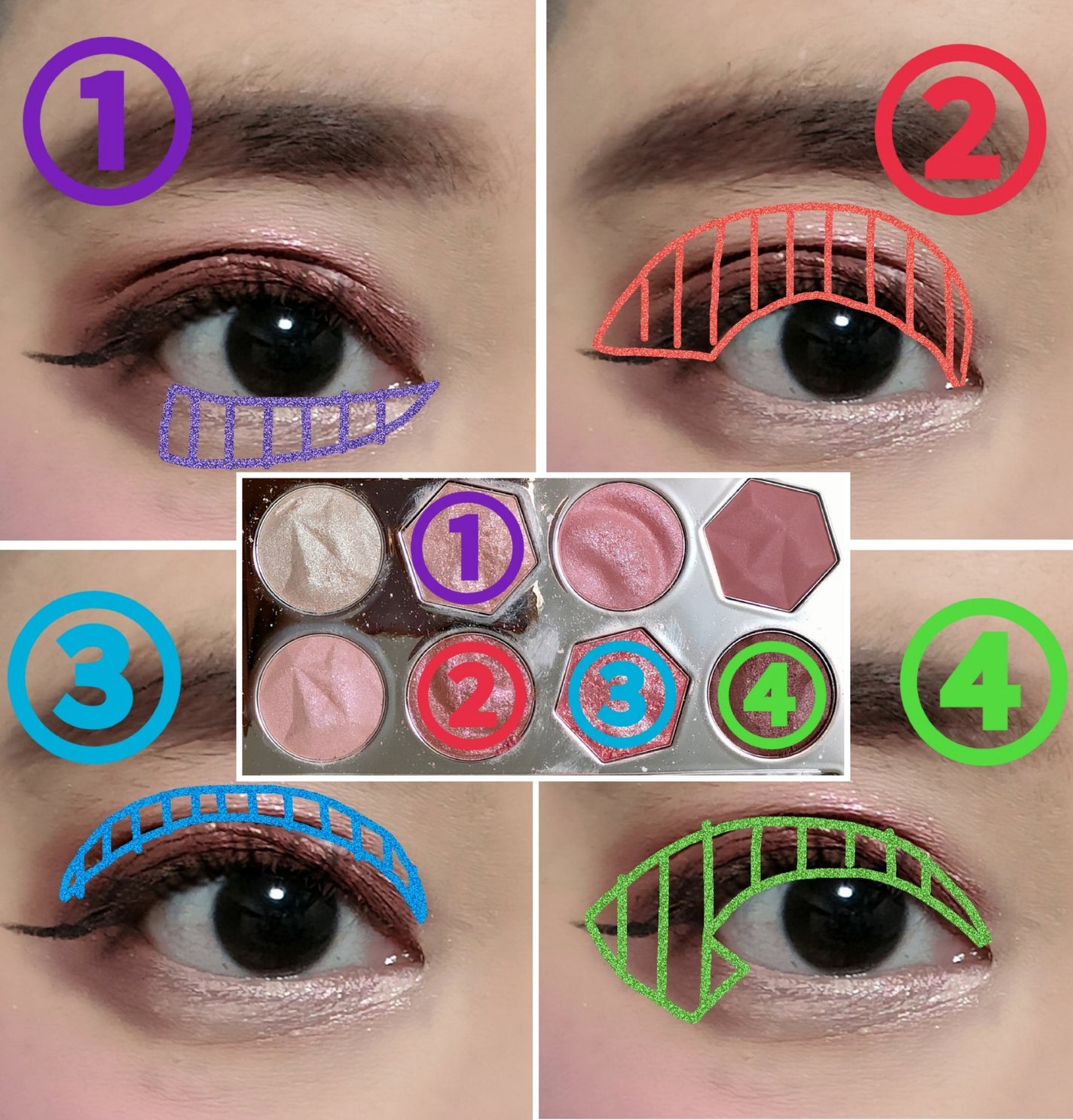 限定 リアルラスティング グリッターシャドウ/K-パレット/単色アイシャドウを使ったクチコミ(6枚目)