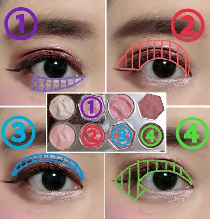 限定 リアルラスティング グリッターシャドウ/K-パレット/単色アイシャドウを使ったクチコミ(6枚目)