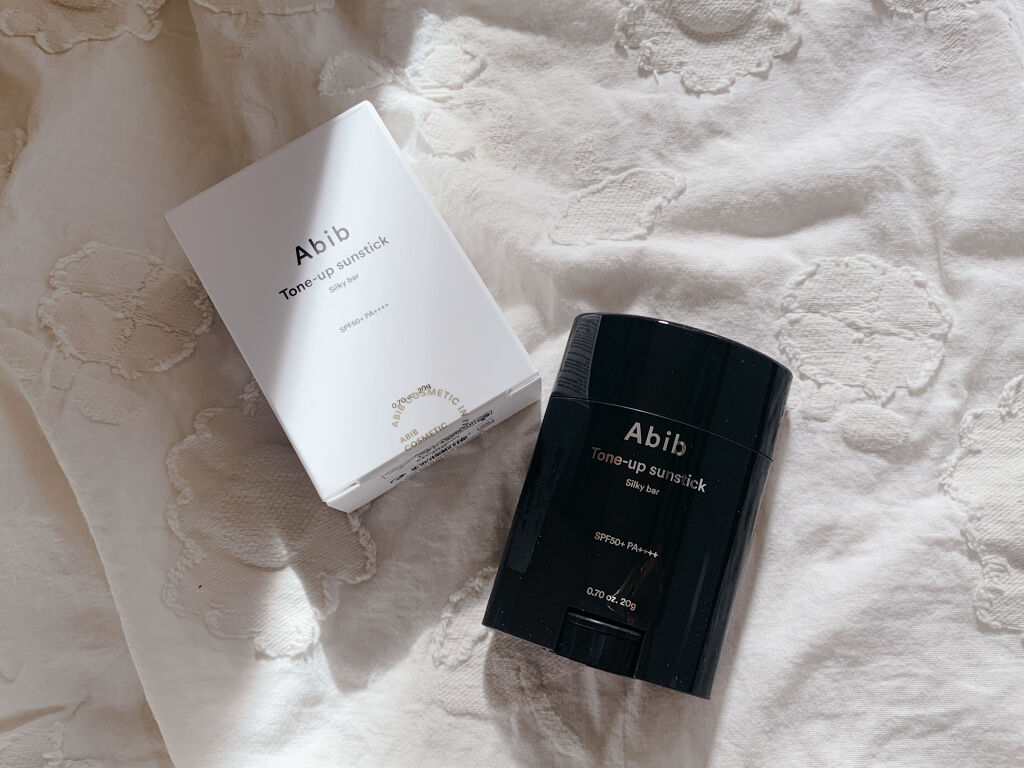 トーンアップ サンスティック シルキーバー/Abib /日焼け止め・UVケアを使ったクチコミ（2枚目）