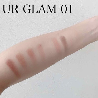 UR GLAM　BLOOMING EYE COLOR PALETTE/U R GLAM/パウダーアイシャドウを使ったクチコミ（2枚目）