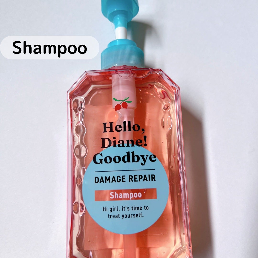 ハローダイアン グッバイ ダメージリペア シャンプー/トリートメント/ダイアン/市販シャンプーを使ったクチコミ(2枚目)