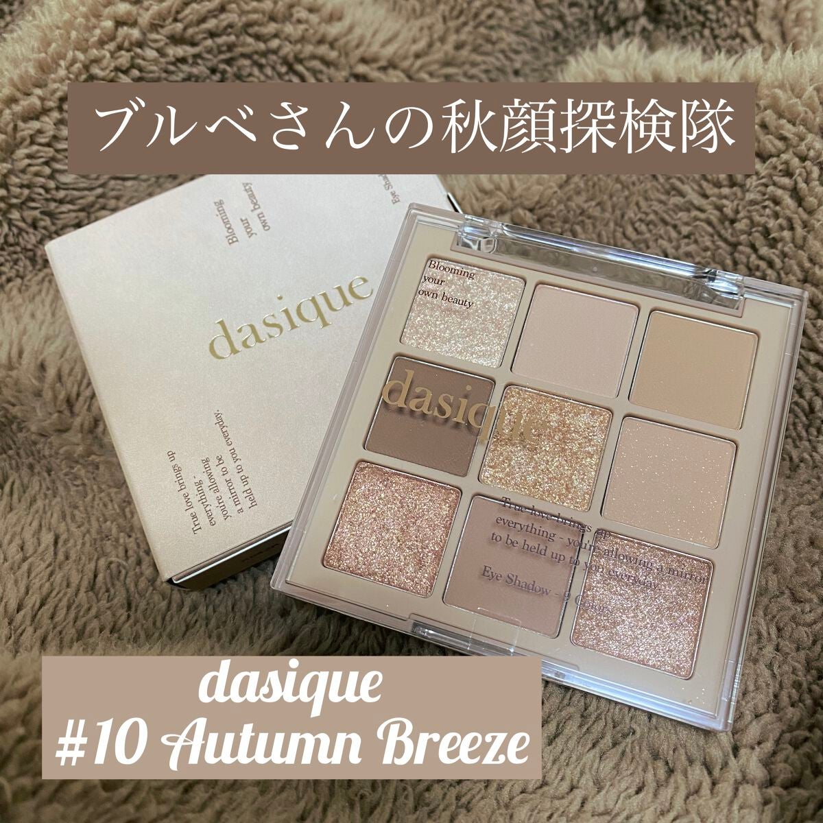 シャドウパレット/dasique/アイシャドウパレットを使ったクチコミ(1枚目)