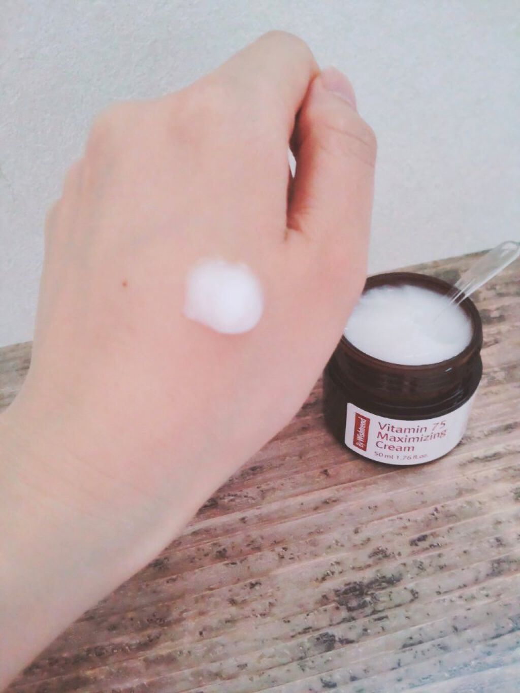 ビタミン75マキシマイジングクリーム/By Wishtrend/フェイスクリームを使ったクチコミ（3枚目）