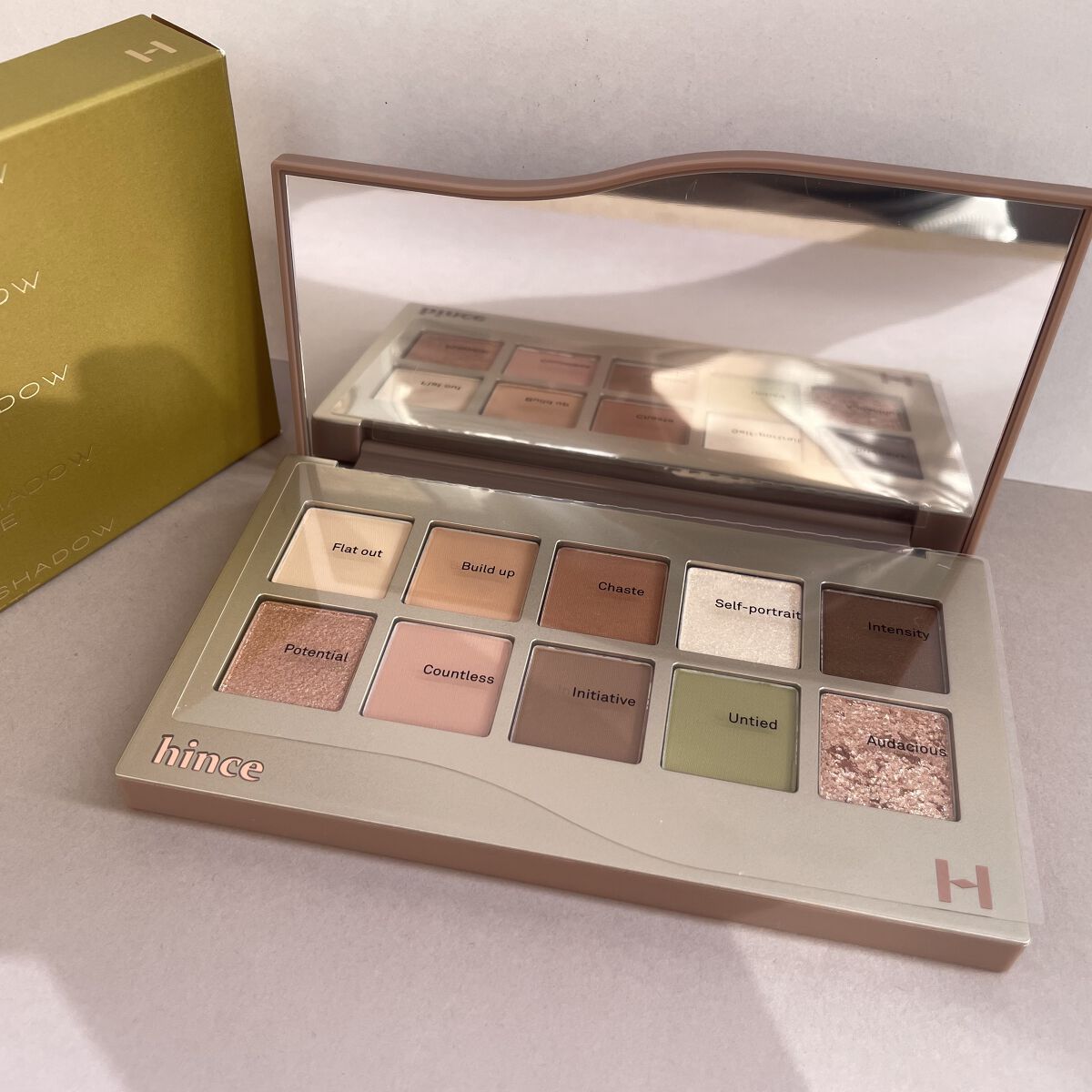 ニューデップスアイシャドウパレット/hince/アイシャドウパレットを使ったクチコミ（1枚目）