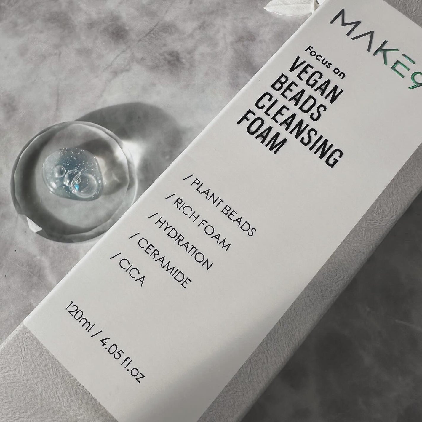 ビーガンビーズクレンジングフォーム/MAKE9/クレンジングクリームを使ったクチコミ(4枚目)