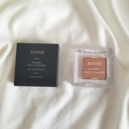 ミネラルマルチパウダー/エトヴォス/単色アイシャドウを使ったクチコミ(1枚目)