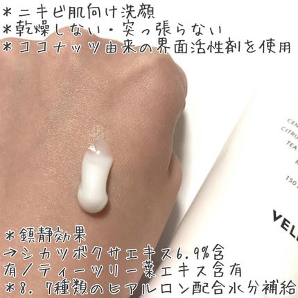 ハイドロシカアクネクレンザー/VELLA/泡洗顔を使ったクチコミ(3枚目)