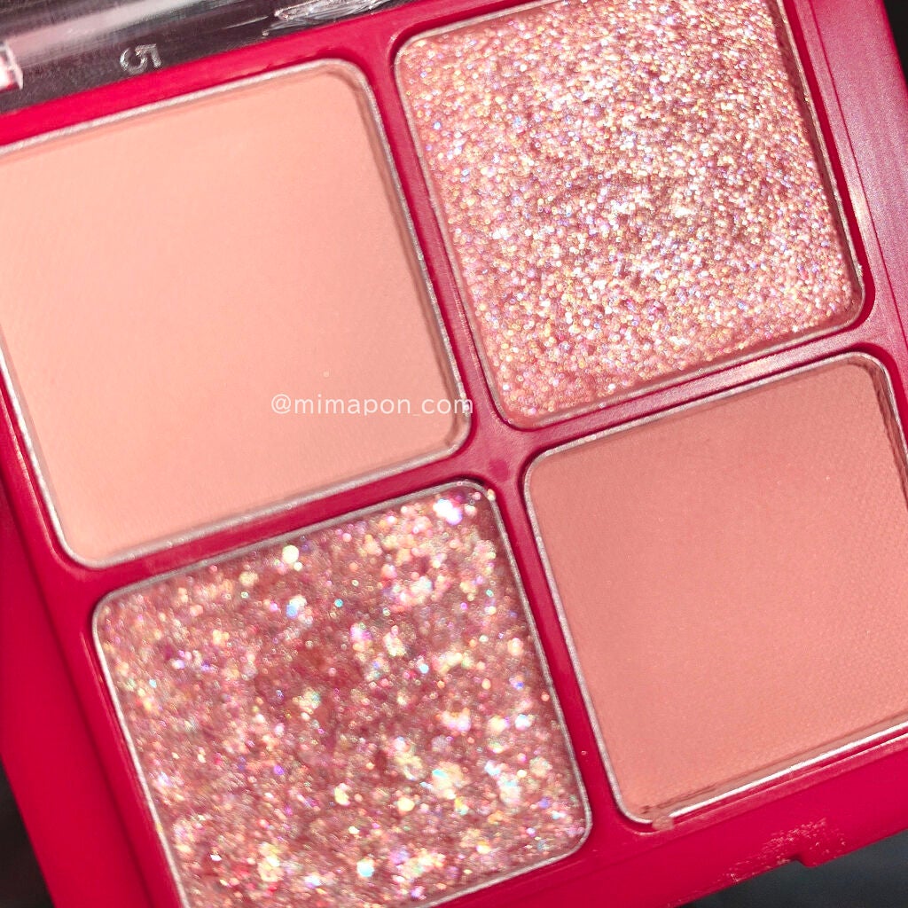 エアリー トゥインクル アイパレット 2021 Green Holidays Edition/innisfree/アイシャドウパレットを使ったクチコミ(5枚目)