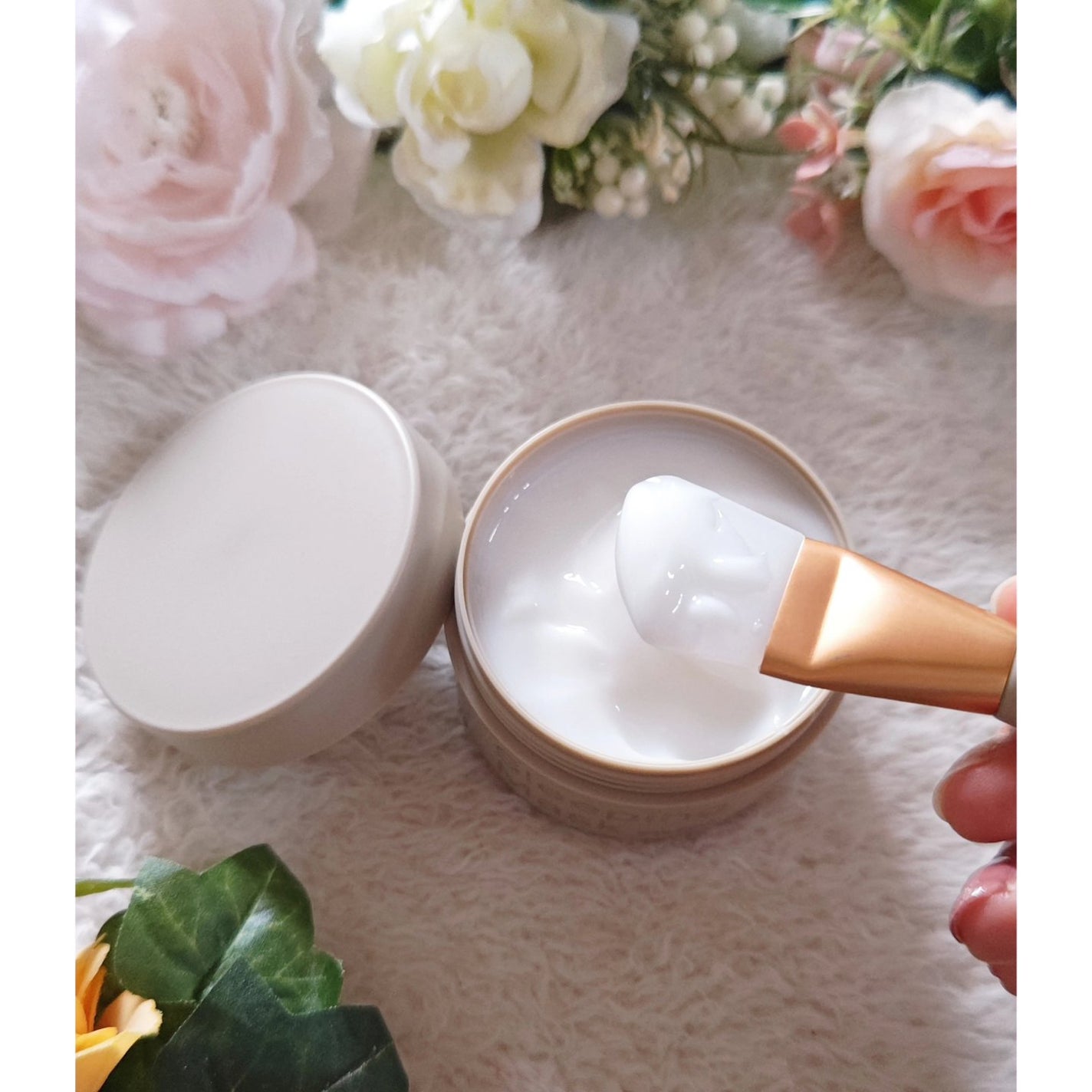 スリーピングマスク with CICA/b.glen/フェイスクリームを使ったクチコミ(3枚目)