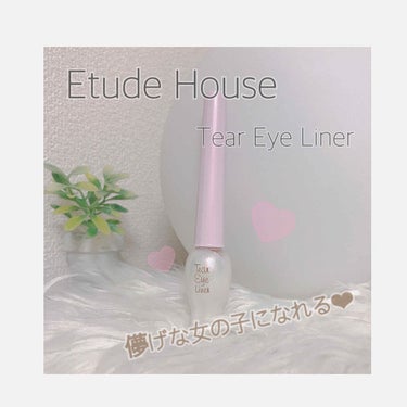 ティアー アイライナー/ETUDE/リキッドアイライナーを使ったクチコミ（1枚目）