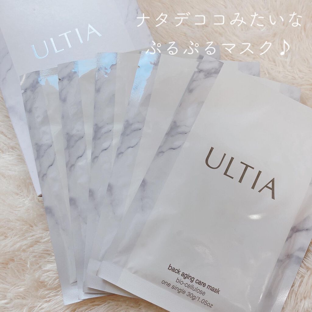 back aging care mask/ULTIA/シートマスク・パックを使ったクチコミ(1枚目)