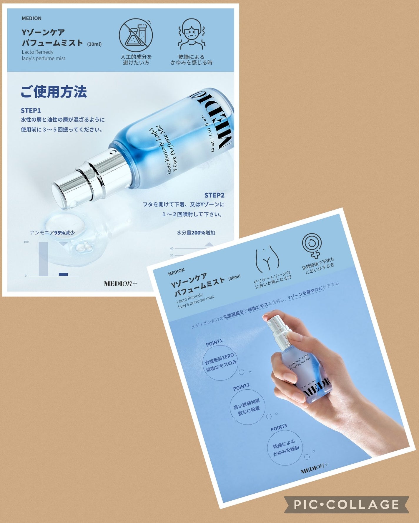 LACTOMEDI Feminine Probiotics Dry Mist/LACTOMEDI/デリケートゾーンケアを使ったクチコミ(3枚目)