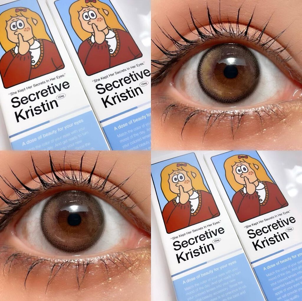 Secretive Kristen 1day/Hapa kristin/ワンデー(1DAY)カラコンを使ったクチコミ(1枚目)