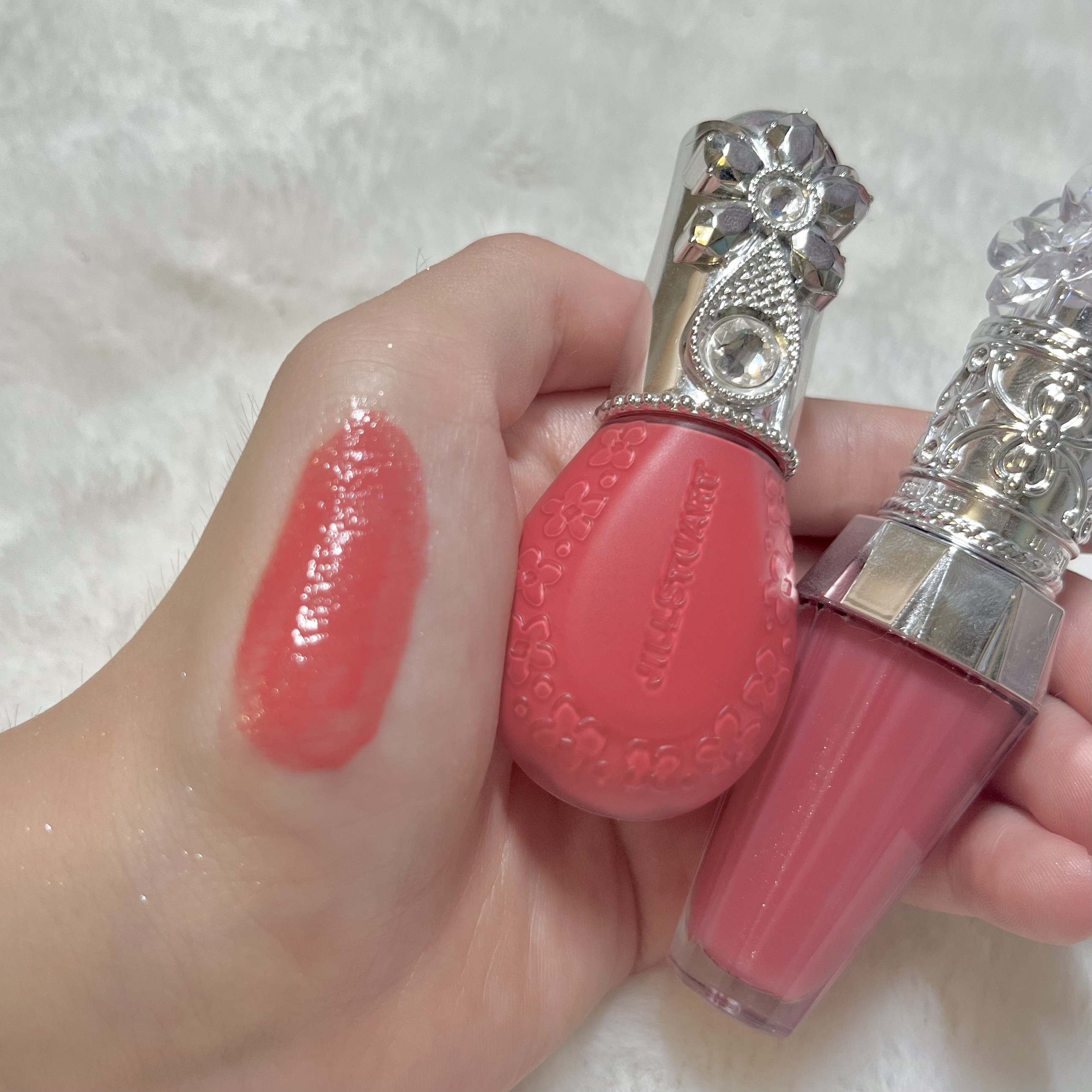 ジルスチュアート ブルームドロップ リップ＆チーク シフォン/JILL STUART/リキッドチークを使ったクチコミ（3枚目）