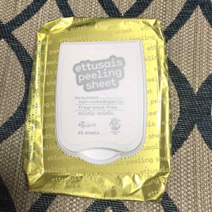 ふきとりピーリングシートN/ettusais/ピーリングを使ったクチコミ(1枚目)