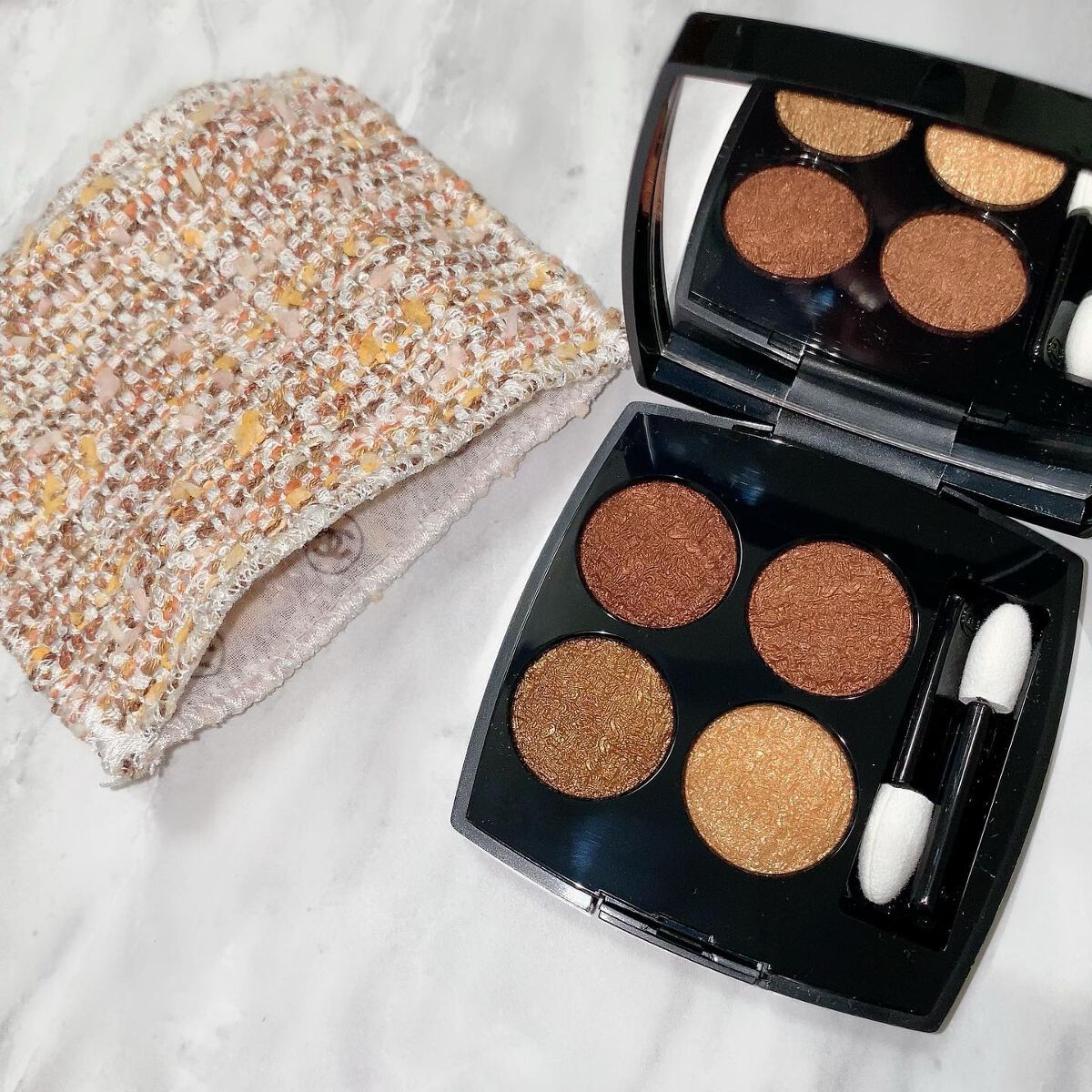 レ キャトル オンブル ツイード/CHANEL/アイシャドウパレットを使ったクチコミ(9枚目)