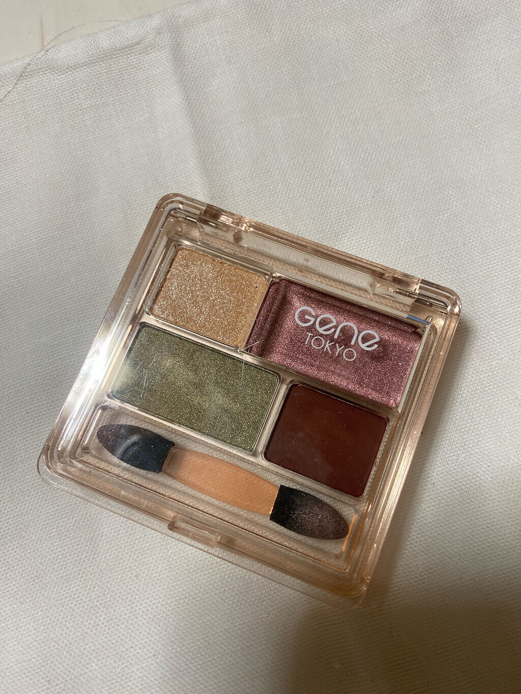 リラクシーアイシャドウ/GENE TOKYO/アイシャドウパレットを使ったクチコミ（2枚目）