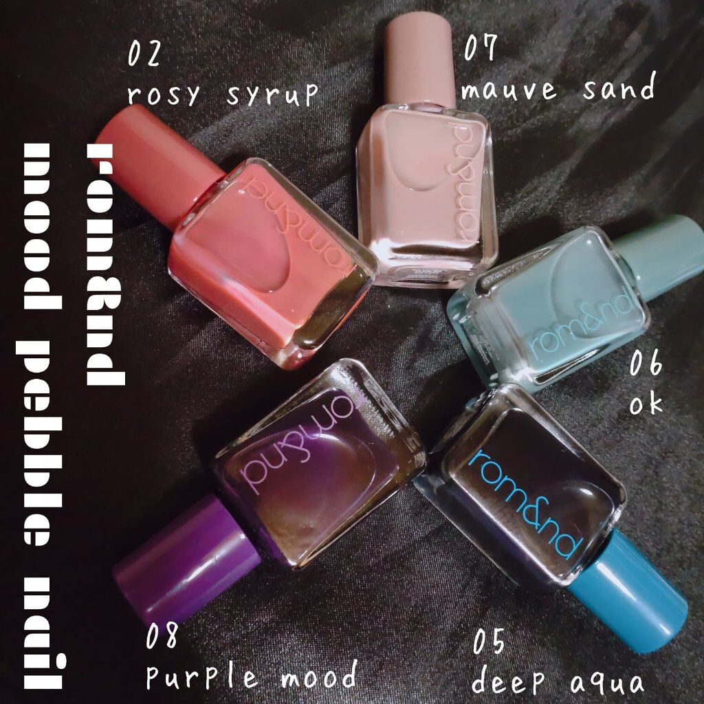 ムードペブルネイル/rom&nd/マニキュアを使ったクチコミ（1枚目）