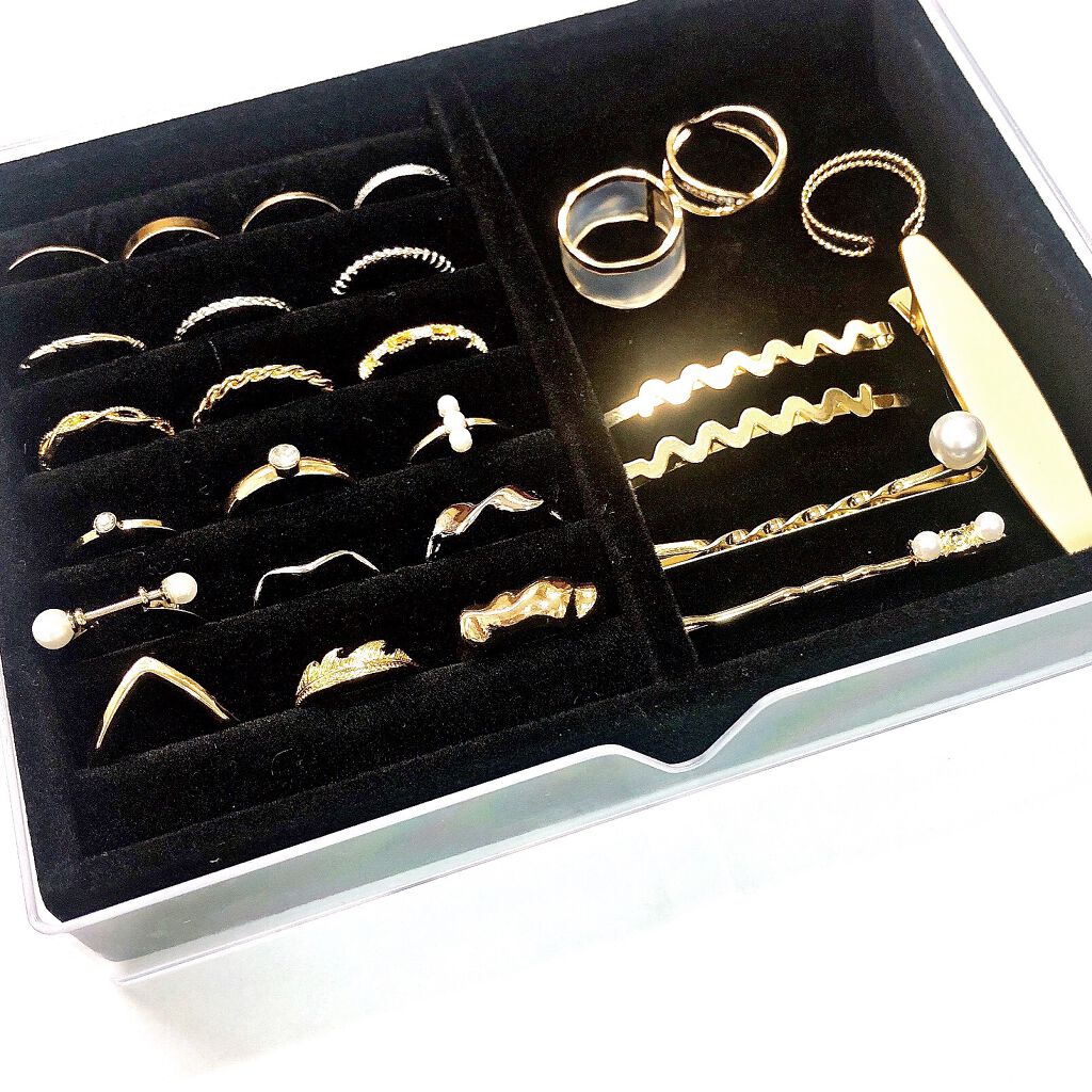 3段式クリアーケース/DAISO/その他化粧小物を使ったクチコミ(2枚目)